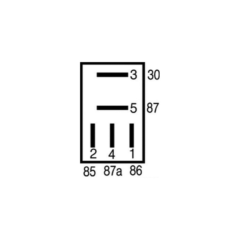 Rėlė srovės darbinės 24V 30/20A