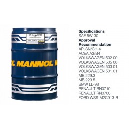 Alyva variklinė 5L MANNOL Longlife 508/509 0W-20 7722