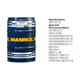 Alyva variklinė 4L 5W20 MANNOL Energy Ultra JP 7906