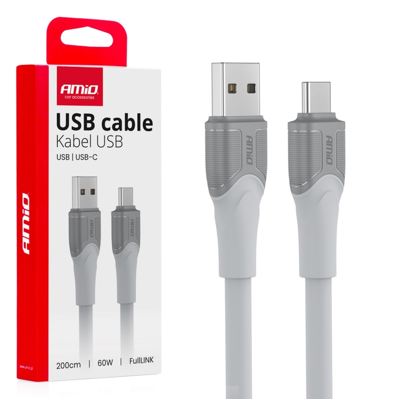 Kabelis USB-A-USB-C 1,0m