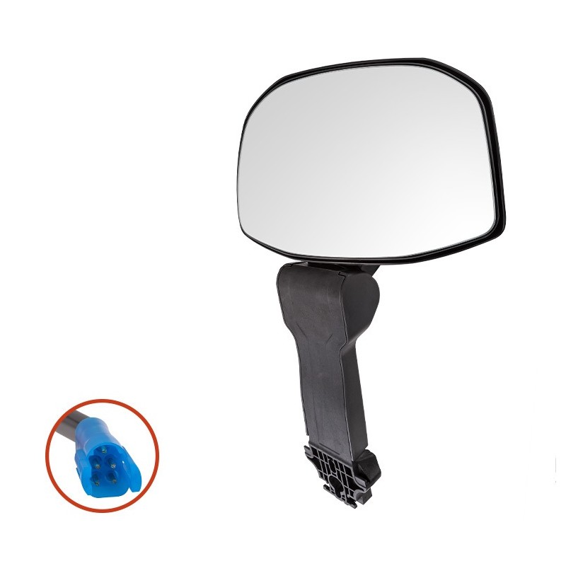 Veidrodis 272*440*124 šildomas, elektra, su laikikliu d.p.