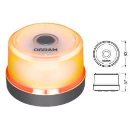 Švyturėlis-žibintas geltonas liftui 4LED 12/24V