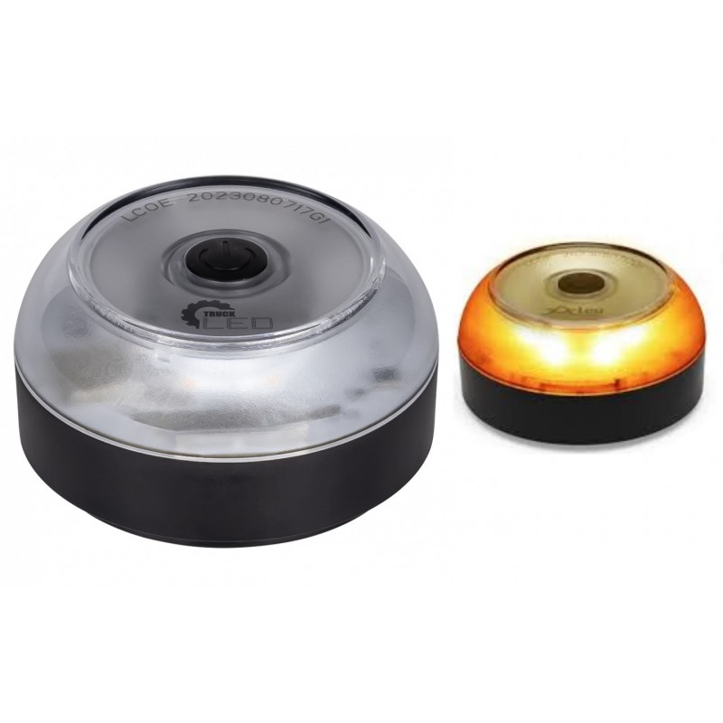 Švyturėlis geltonas 6LED 9V/2W su magnetu