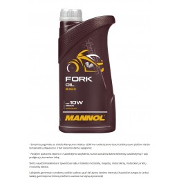 Alyva varikliui sintetinė 1L 10W40 MANNOL 4-Takt Motorbike 7812