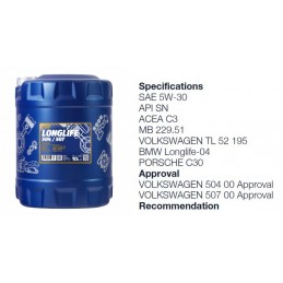 Alyva variklinė 60L 0W20 MANNOL Legend Ultra 7918