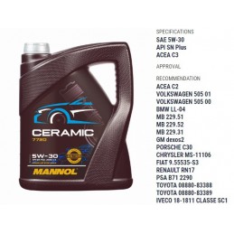 Alyva variklinė 60L 0W20 MANNOL Legend Ultra 7918