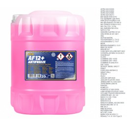 Koncentratas aušinimo skysčio "Antifrizas" 5L MANNOL Antifreeze AG13+ Advanced 4114 (geltonas)