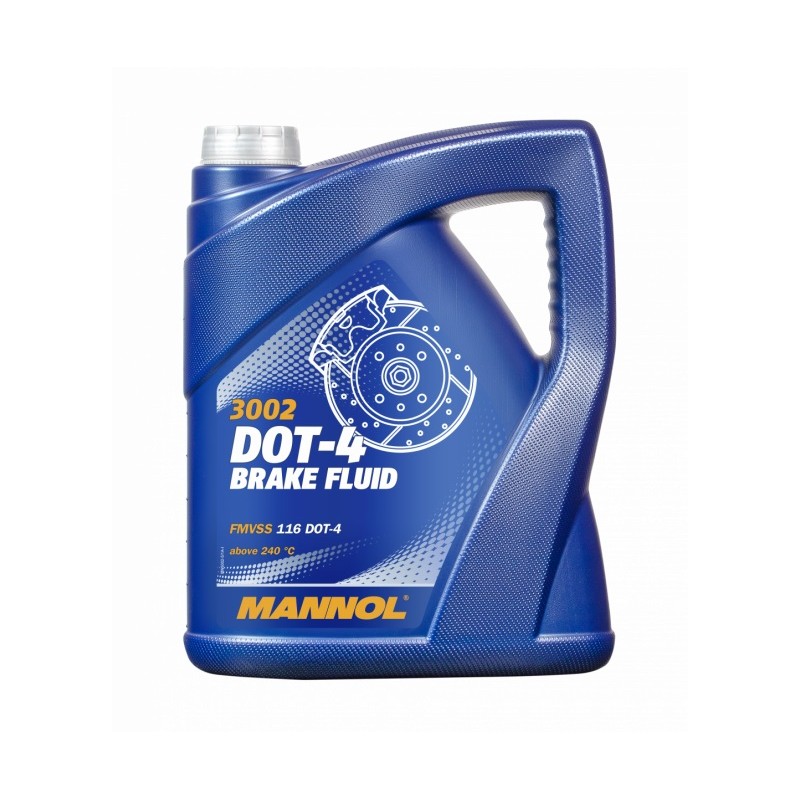 Skystis stabdžiams 5,1kg MANNOL Brake Fluid DOT-4 3002