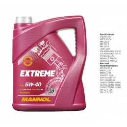 Alyva variklinė 60l 5W40 MANNOL Extreme 7915
