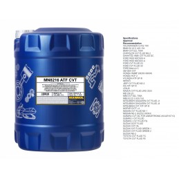 Alyva transmisinė 1L MANNOL Automatic Plus ATF Dexron III 8206