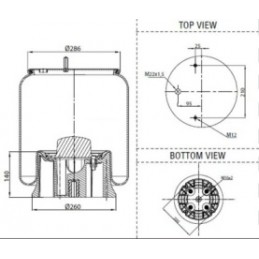 Pagalvė oro 1T15MPW-9