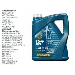 Alyva variklinė 1l 5W30 MANNOL Longlife 504/507 7715