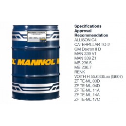 Alyva transmisinė 4L MANNOL Automatic ATF Dexron II 8205