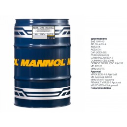 Alyva variklinė 20L 5W30 MANNOL TS-17 UHPD Blue 7117
