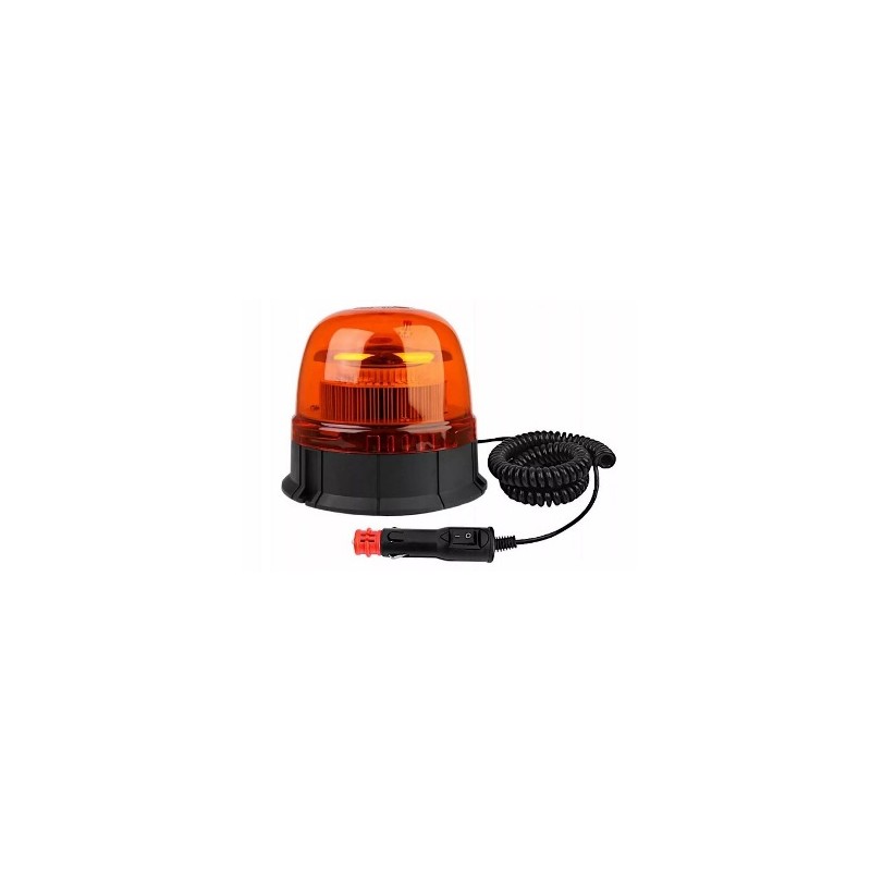 Švyturėlis geltonas 39LED 12/24V (su magnetu)