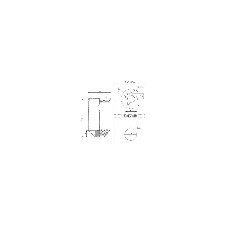 Pagalvė oro 4022NP02 (be pado)