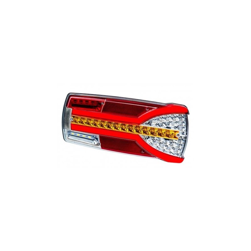 Žibintas galinis LED d.p. 12/24V (su dinaminiu posūkiu)