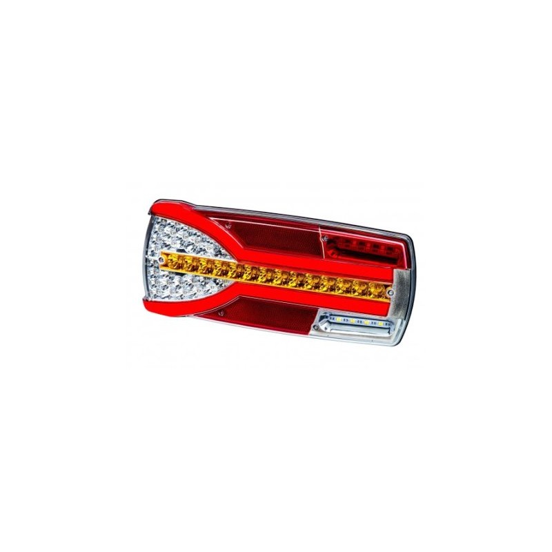 Žibintas galinis LED k.p. 12/24V (su dinaminiu posūkiu)