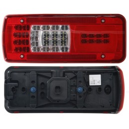 Žibintas galinis LED k.p. 12/24V (su dinaminiu posūkiu)