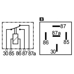 Rėlė srovės darbinės 24V 10/20A