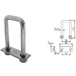 Kilpa krovinio tvirtinimui 95*102mm
