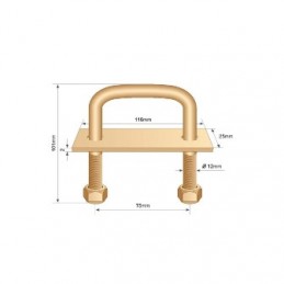Kilpa krovinio tvirtinimui 95*102mm
