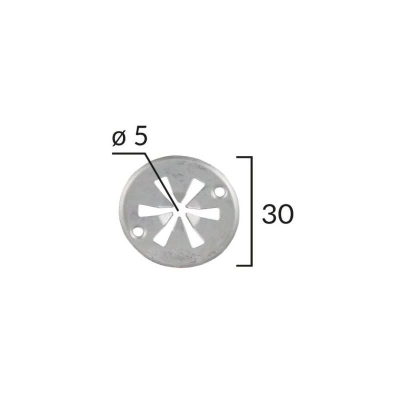 Spaustukas apmušalams ø 5*30 (10vnt)