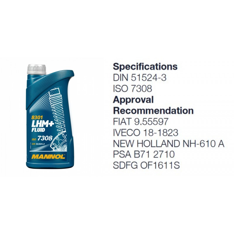 Skystis hidraulinis 1L MANNOL LHM+ Fluid 8301