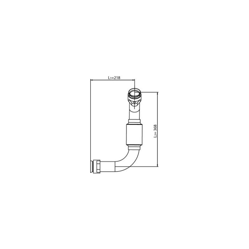 Vamzdis lankstus EGR D-47/D-51mm d.p.