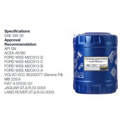 Alyva variklinė 5l 5W30 MANNOL Energy Formula FR 7707